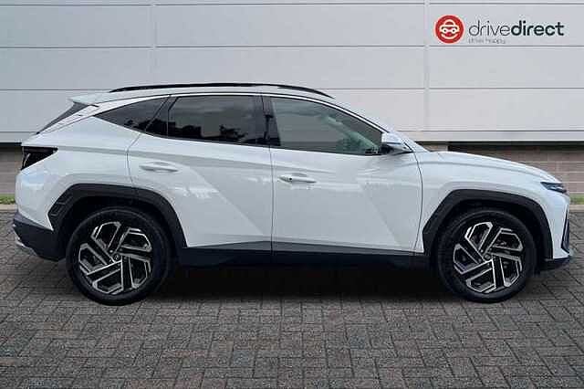 Hyundai TUCSON 1.6 T-GDi MHEV Ultimate SUV 5dr Petrol Hybrid DCT Euro 6 (s/s) (160 ps) White