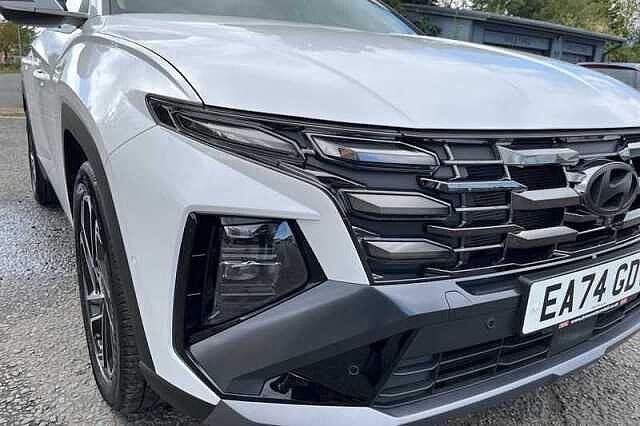 Hyundai TUCSON 1.6 T-GDi MHEV Ultimate SUV 5dr Petrol Hybrid DCT Euro 6 (s/s) (160 ps) White