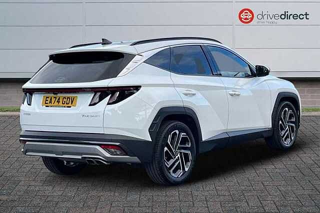 Hyundai TUCSON 1.6 T-GDi MHEV Ultimate SUV 5dr Petrol Hybrid DCT Euro 6 (s/s) (160 ps) White