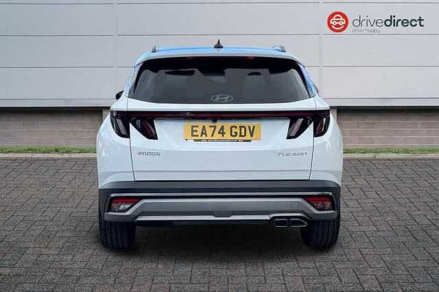 Hyundai TUCSON 1.6 T-GDi MHEV Ultimate SUV 5dr Petrol Hybrid DCT Euro 6 (s/s) (160 ps) White