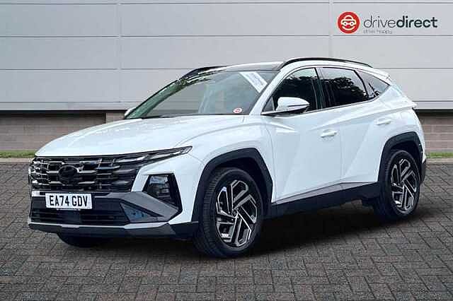 Hyundai TUCSON 1.6 T-GDi MHEV Ultimate SUV 5dr Petrol Hybrid DCT Euro 6 (s/s) (160 ps) White