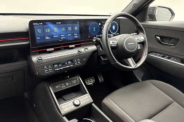 Hyundai KONA 1.6 h-GDi N Line SUV 5dr Petrol Hybrid DCT Euro 6 (s/s) (129 ps) Red