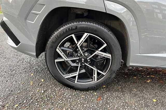 Hyundai TUCSON 1.6 T-GDi N Line SUV 5dr Petrol Hybrid Auto Euro 6 (s/s) (215 ps) Grey