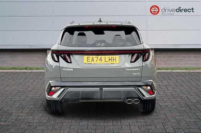 Hyundai TUCSON 1.6 T-GDi N Line SUV 5dr Petrol Hybrid Auto Euro 6 (s/s) (215 ps) Grey