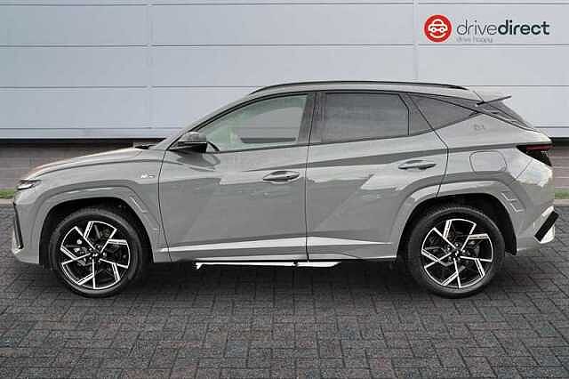 Hyundai TUCSON 1.6 T-GDi N Line SUV 5dr Petrol Hybrid Auto Euro 6 (s/s) (215 ps) Grey