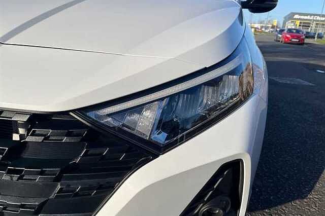 Hyundai I20 1.0 T-GDi MHEV N Line Hatchback 5dr Petrol Hybrid Manual Euro 6 (s/s) (120 ps) White