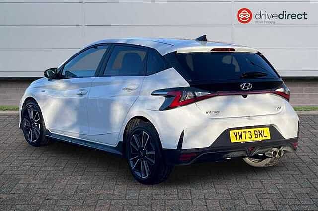 Hyundai I20 1.0 T-GDi MHEV N Line Hatchback 5dr Petrol Hybrid Manual Euro 6 (s/s) (120 ps) White