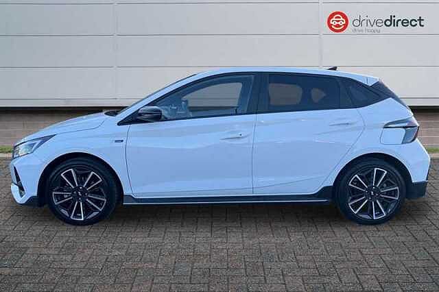 Hyundai I20 1.0 T-GDi MHEV N Line Hatchback 5dr Petrol Hybrid Manual Euro 6 (s/s) (120 ps) White