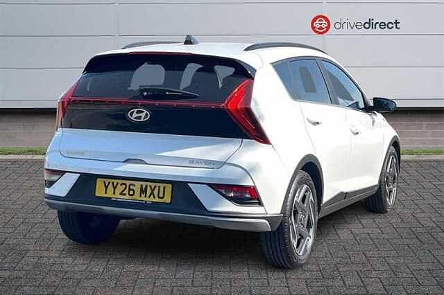 Hyundai BAYON 1.0 T-GDi Tech Line SUV 5dr Petrol DCT Euro 6 (s/s) (90 ps) White
