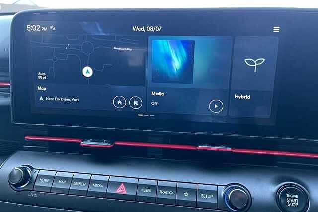 Hyundai KONA 1.6 h-GDi N Line S SUV 5dr Petrol Hybrid DCT Euro 6 (s/s) (138 ps) Blue