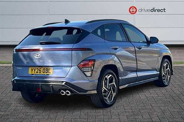 Hyundai KONA 1.6 h-GDi N Line S SUV 5dr Petrol Hybrid DCT Euro 6 (s/s) (138 ps) Blue