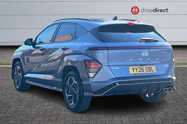 Hyundai KONA 1.6 h-GDi N Line S SUV 5dr Petrol Hybrid DCT Euro 6 (s/s) (138 ps) Blue