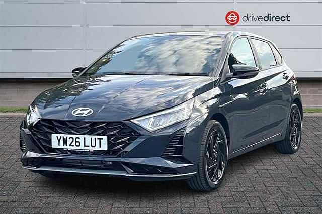 Hyundai I20 1.0 T-GDi Black Line Hatchback 5dr Petrol Manual Euro 6 (s/s) (90 ps) Grey