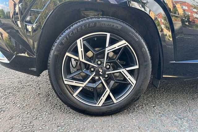 Hyundai TUCSON 1.6 T-GDi N Line S SUV 5dr Petrol Hybrid Auto Euro 6 (s/s) (215 ps) Black