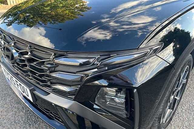 Hyundai TUCSON 1.6 T-GDi N Line S SUV 5dr Petrol Hybrid Auto Euro 6 (s/s) (215 ps) Black