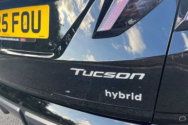 Hyundai TUCSON 1.6 T-GDi N Line S SUV 5dr Petrol Hybrid Auto Euro 6 (s/s) (215 ps) Black