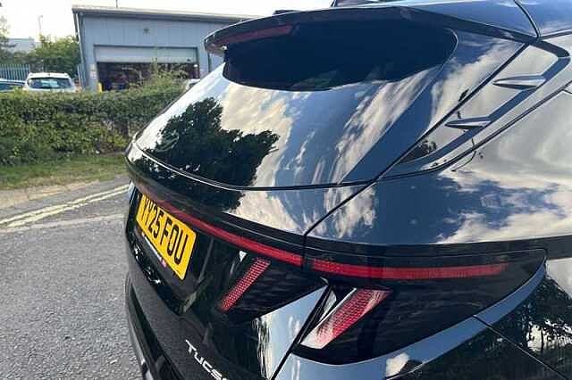 Hyundai TUCSON 1.6 T-GDi N Line S SUV 5dr Petrol Hybrid Auto Euro 6 (s/s) (215 ps) Black