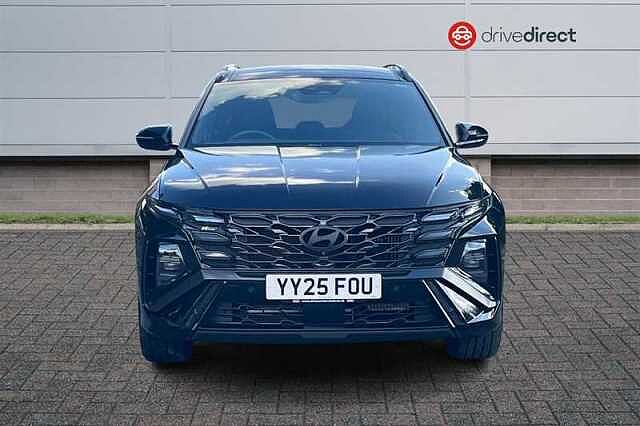 Hyundai TUCSON 1.6 T-GDi N Line S SUV 5dr Petrol Hybrid Auto Euro 6 (s/s) (215 ps) Black